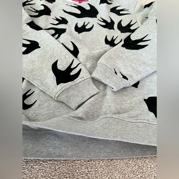Alexander McQueen Grey Swallows Sweatshirt - Picture 10 of 10